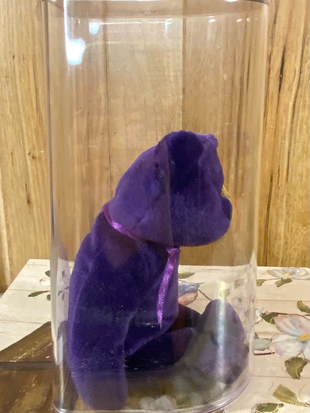 Ty Beanie Babies Princess Bear Vtg 1997 Plush Collectible with Protective Dome - Picture 4 of 8